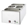 Bain-Marie Ar Tvertnēm - 2 x GN 1/3 un 2 x GN 1/6 - Buffalo