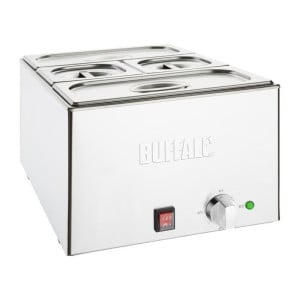 Bain-Marie Ar Tvertnēm - 2 x GN 1/3 un 2 x GN 1/6 - Buffalo