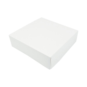 Balta kartona konditorejas kaste - 29 x 29 cm - komplekts 50 - FourniResto