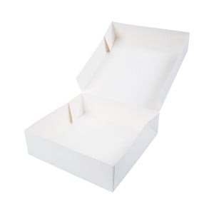 Balta kartona konditorejas kaste - 29 x 29 cm - komplekts 50 - FourniResto
