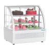 White Countertop Refrigerated Display - 2 Shelves - 100 L - Polar