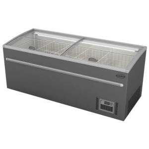 Gray Chest Freezer for Supermarket - 850 L