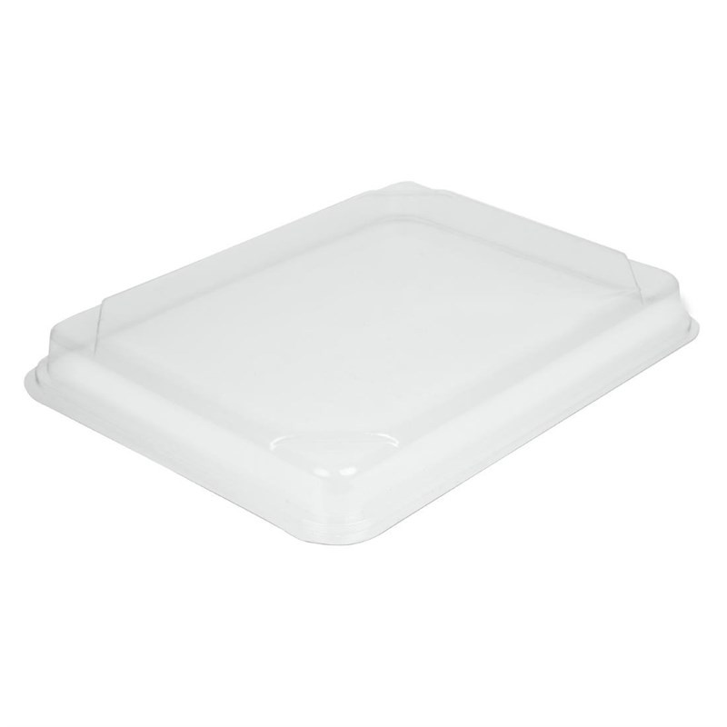 Couvercles PET pour Plateaux Repas Recyclables 263 x 201 mm - Lot de 90 - Faerch