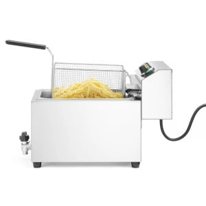 Friteuze ar iztukšošanas krānu - 10 L - HENDI