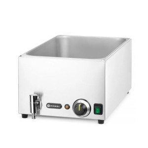 Bain-Marie ar iztukšošanas krānu - 3 GN 1/3 - HENDI
