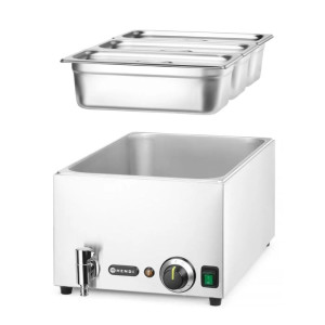 Bain-Marie ar iztukšošanas krānu - 3 GN 1/3 - HENDI