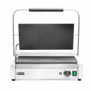 Grill de Contact Panini XL - Plaque Rainurée - HENDI