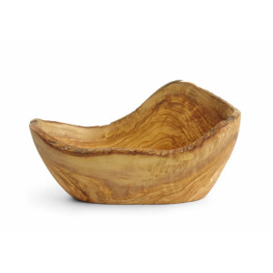 Dekoratīvs bļoda no olīvkoka - 300 x 190 mm - HENDI
