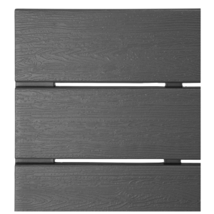 Kvadrātveida galda Valletta ar pelēkām līstēm - 780 mm