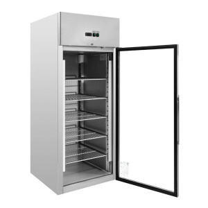 Ar stiklotais pozitīvais ledusskapis - 650 L - Dynasteel