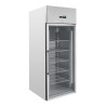 Ar stiklotais pozitīvais ledusskapis - 650 L - Dynasteel