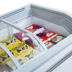 Vitrine Refržerēta Negatīva Sērija G 500L - Polar