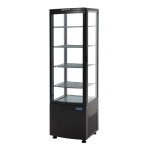 Vitrine Atdzesēta Melna Series C 235 L - Polar