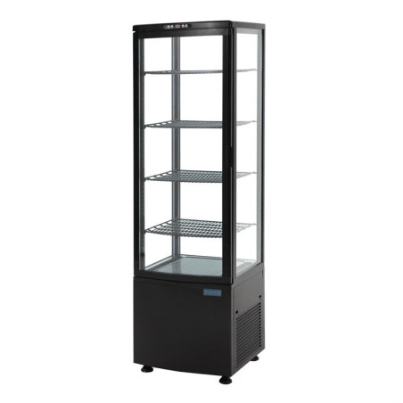 Vitrine Atdzesēta Melna Series C 235 L - Polar
