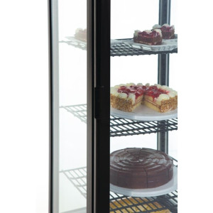 Vitrine Atdzesēta Melna Series C 235 L - Polar