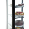 Vitrine Atdzesēta Melna Series C 235 L - Polar