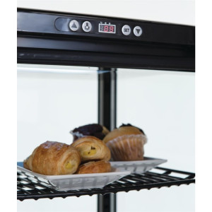 Vitrine Atdzesēta Melna Series C 235 L - Polar