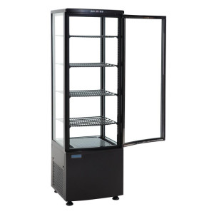 Vitrine Atdzesēta Melna Series C 235 L - Polar