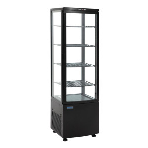 Vitrine Atdzesēta Melna Series C 235 L - Polar
