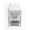 Inox galda Dynasteel: Dziļums 700 mm, Garums 800 mm