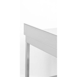 Inox galda Dynasteel: Dziļums 700 mm, Garums 800 mm