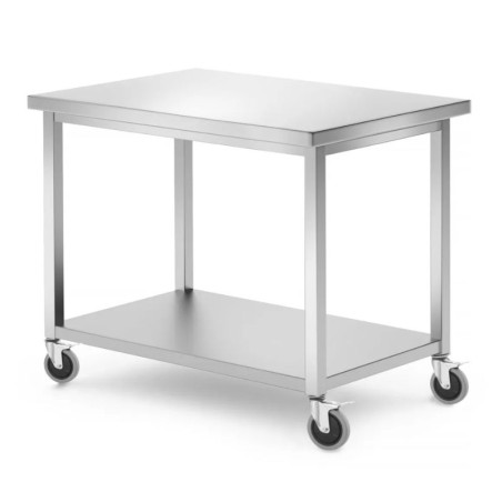 Mobilais galds ar plauktu - 1000x700 mm - HENDI