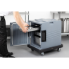 Transporta ratiņi Thermo-Box 600 - Melni