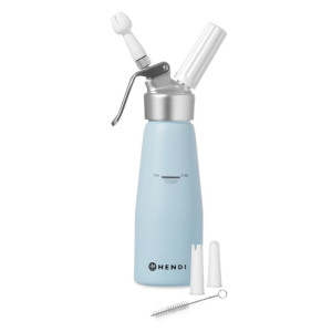 Siphons krēma pagatavošanai Zils - 0,5 L - HENDI