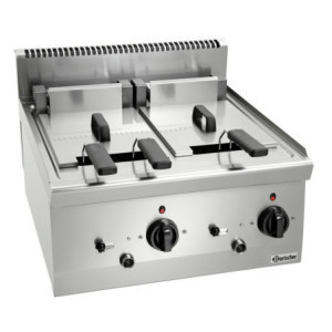 Elektriskā friteuze uzstādīšanai - Sērija 600 - 2 x 8 L