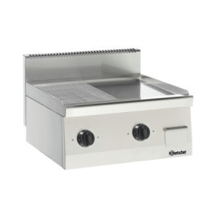Plancha Elektriskā uzstādāma Gluda un Rievota - Sērija 600 - 7200 W