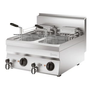 Elektriskā friteuze uzstādīšanai - Sērija 650 - 2 x 10 L