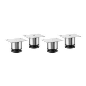 Feet Set for Refrigerated Table with Undercounter - Set of 4