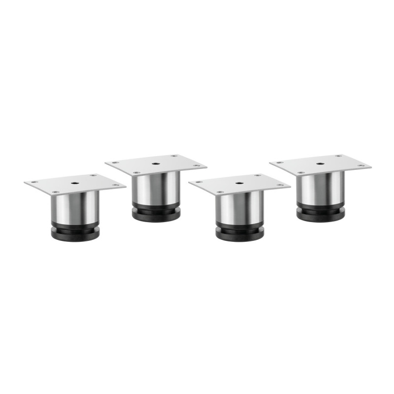 Feet Set for Refrigerated Table with Undercounter - Set of 4