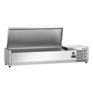 Refrigerated Saladette to Place Stainless Steel - 5 x GN 1/4