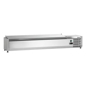 Refrigerated Saladette to Place Stainless Steel - 7 x GN 1/4