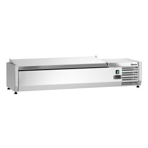 Refrigerated Saladette to Place Stainless Steel - 3 x GN 1/3 + 1 x GN 1/2