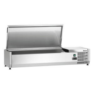 Saladette Réfrigérée à Poser Inox - 3 x GN 1/3 + 1 x GN 1/2