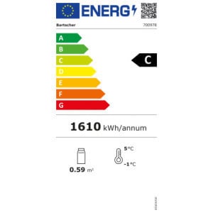 Ledusskapja vitrīna - 78 L