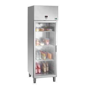 Armoire Réfrigérée Positive Vitrée Inox - 461 L - Bartscher