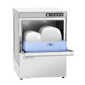 Dishwasher with Drain Pump, Softener, and Detergent Dispenser - 50 x 50 cm - Bartscher