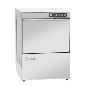 Dishwasher with Drain Pump, Softener, and Detergent Dispenser - 50 x 50 cm - Bartscher