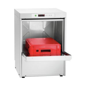 Dishwasher with Drain Pump, Softener, and Detergent Dispenser - 50 x 50 cm - Bartscher