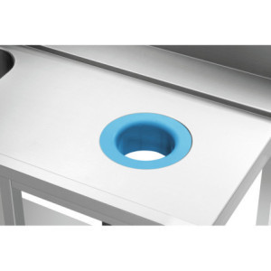 Šķirošanas galds ar izlietni un vienu caurumu - L 1495 x P 730 mm - Bartscher