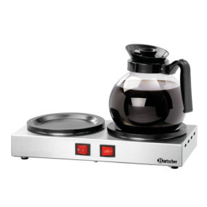 Chauffe Cafetière - 2 Plāksnes - Bartscher