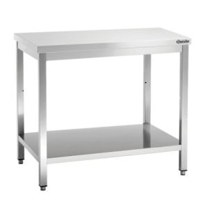 Table de Travail Inox avec Etagère Basse - P 700 mm - L 1200 mm - Bartscher