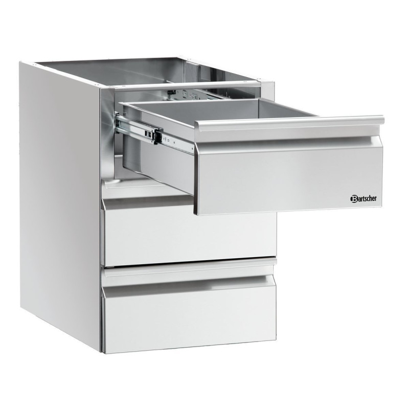 Colonna Atvilktnes 3 x GN 1/1 Darba Galds - Bartscher