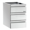 Colonna Atvilktnes 3 x GN 1/1 Darba Galds - Bartscher