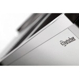 Plonge 2 Bacs avec Passage Lave-Vaisselle, Dosseret et Etagère Basse - L 1800 x P 700 mm - Bartscher