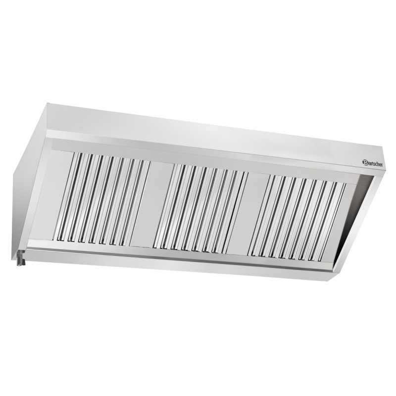 Sienas nosūcējs ar motoru un apgaismojumu - L 1600 x P 700 mm - Bartscher