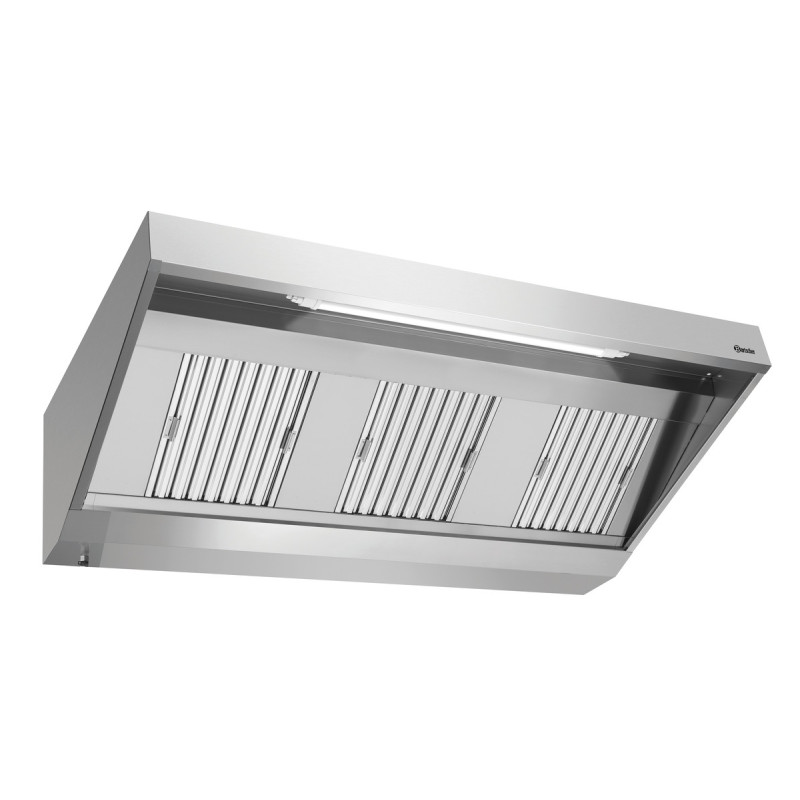 Sienas nosūcējs ar motoru un apgaismojumu - L 1800 x P 900 mm - Bartscher